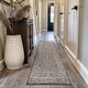 preview thumbnail 14 of 26, World Rug Gallery Vintage Border Stone Gray Indoor High-Low Area Rug 2'3" x 12'