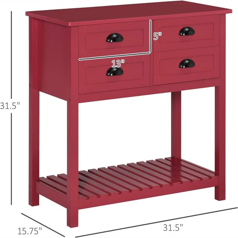 Coffee Bar Cabinet - 15.75"D x 31.5"W x 31.5"H
