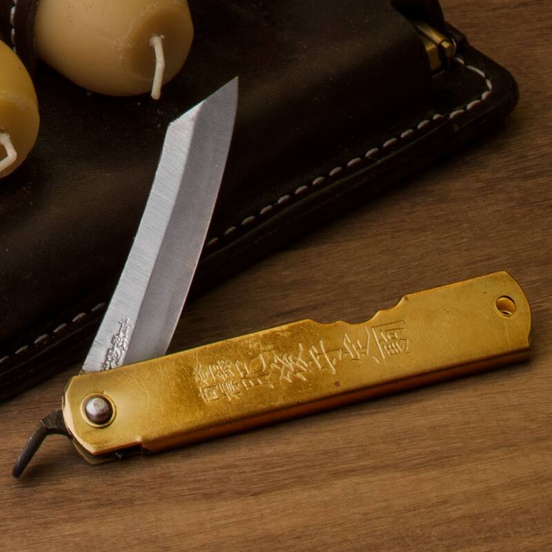 Kings County Tools Folding Utility Knife - 7” Higonokami EDC Pocket Knife with Carbon Steel Blade
