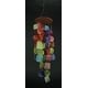 preview thumbnail 2 of 1, Set Of Two 26 Inch Long Capiz Shell Hanging Wind Chimes