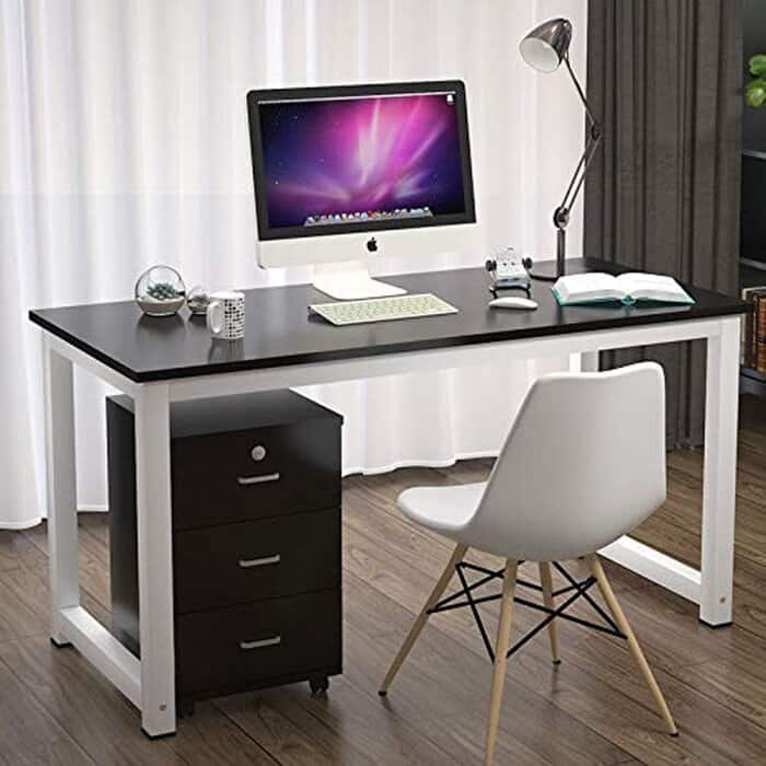Porch & Den Catalina Two-tone Wooden Office Computer Desk