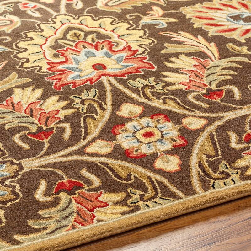 Handmade Tami Transitional Wool Area Rug