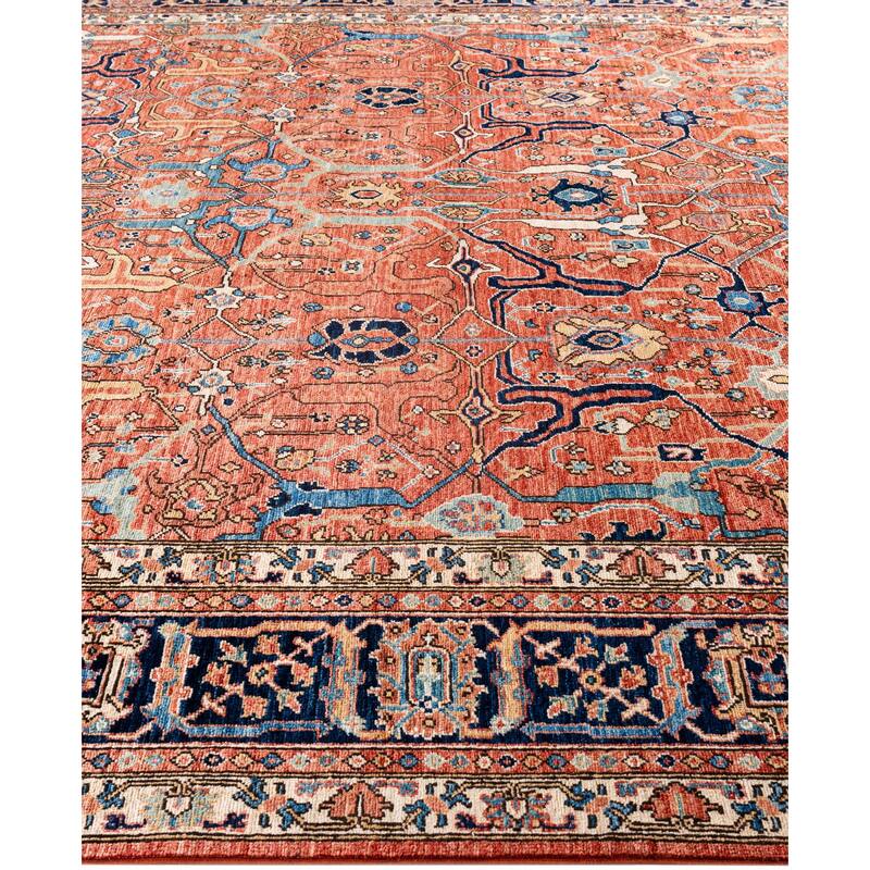 Serapi One-of-a-Kind Hand-Knotted Area Rug - Blue - 8' 3" x 9' 9"
