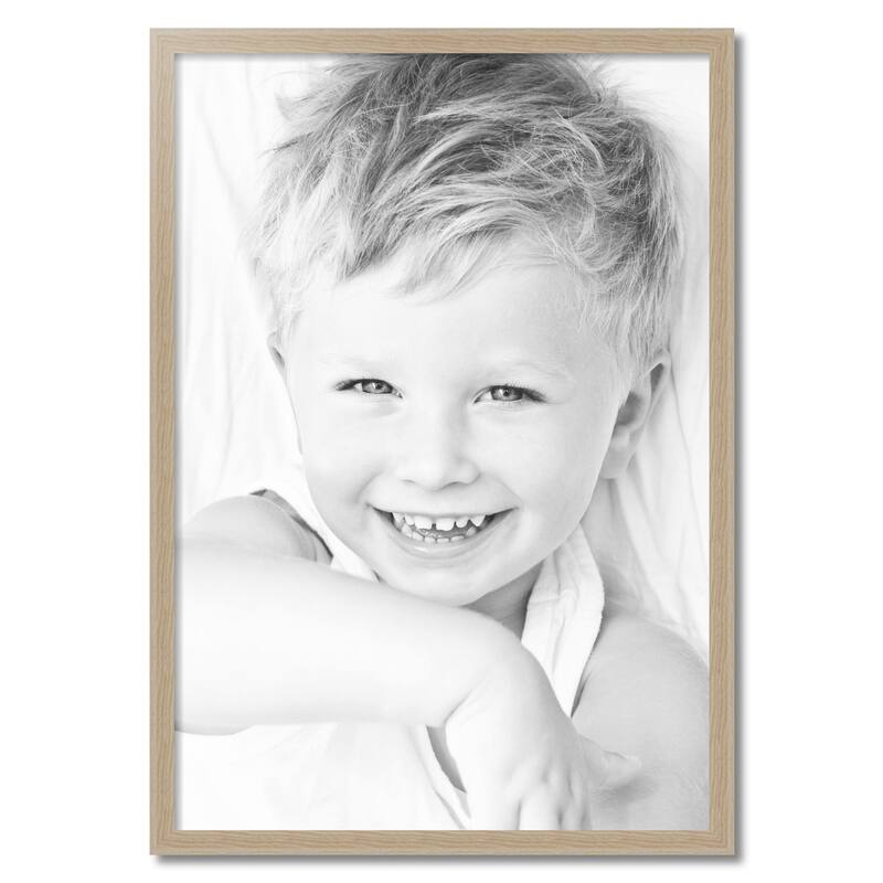 ArtToFrames Metro Modern 27x39 Inch Picture Frame, 1.25 Inch MDF Poster Frame Available in Multiple Colors (FRBW26-27x39)