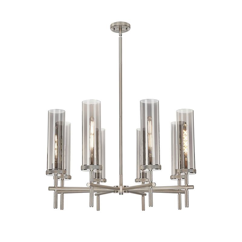 Innovations Lighting Downtown Urban - Lincoln - 8 Light 32" Stem Hung Chandlier