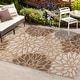 preview thumbnail 9 of 200, JONATHAN Y Floral Textured Weave Indoor/Outdoor Area Rug
