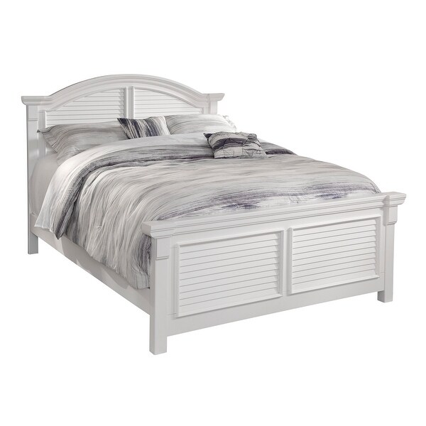 Beachcrest Eggshell White Wood 5 Piece Bedroom Set by Greyson Living Bed Bath Beyond 15436478