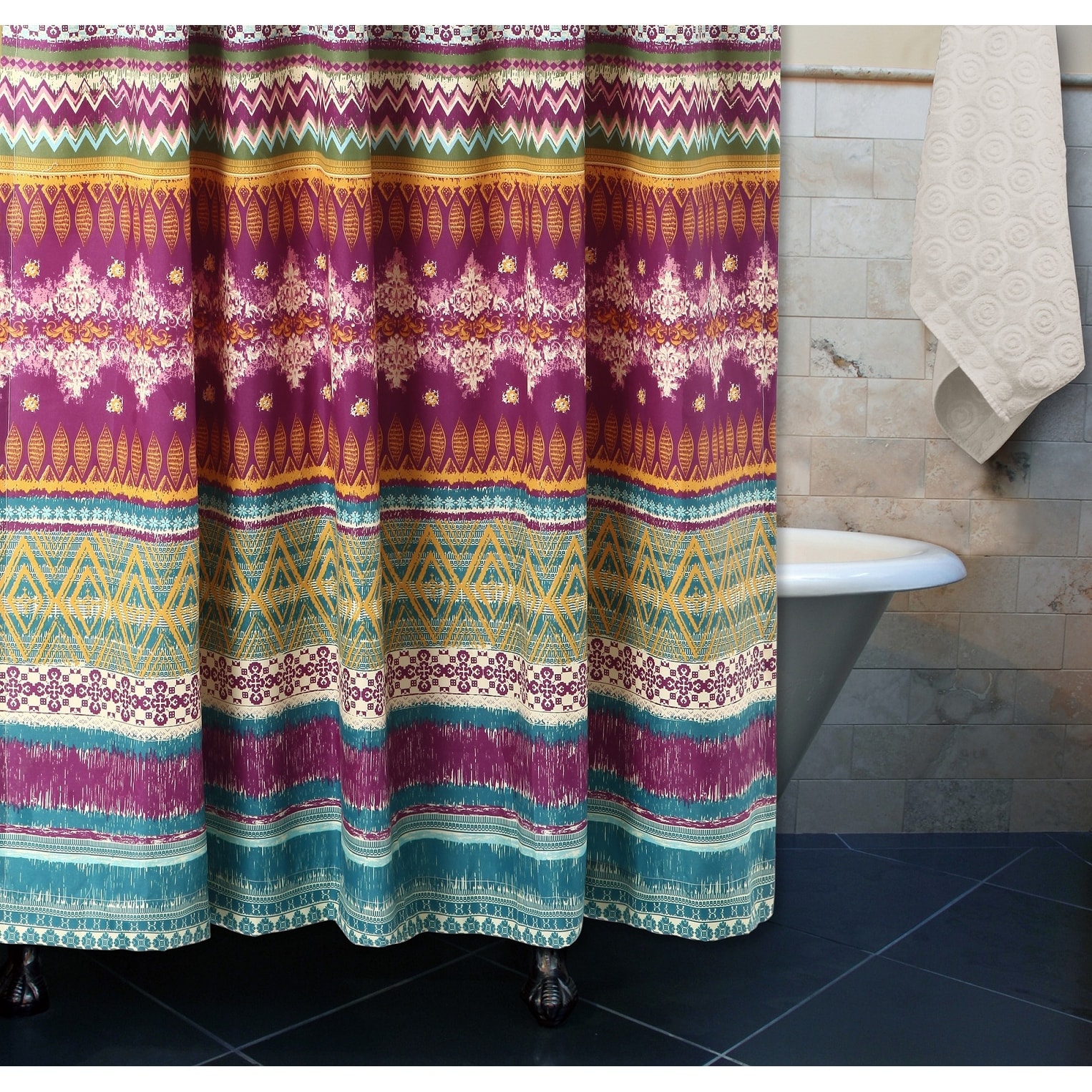 Greenland Home Fashions Southwest 72-inch Shower Curtain