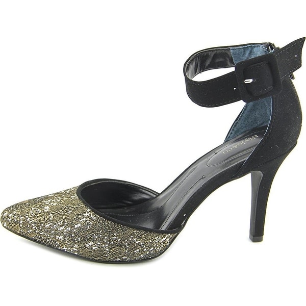 Style & Co. Womens GALAXY2 Pointed Toe Ankle Strap D-orsay Pumps