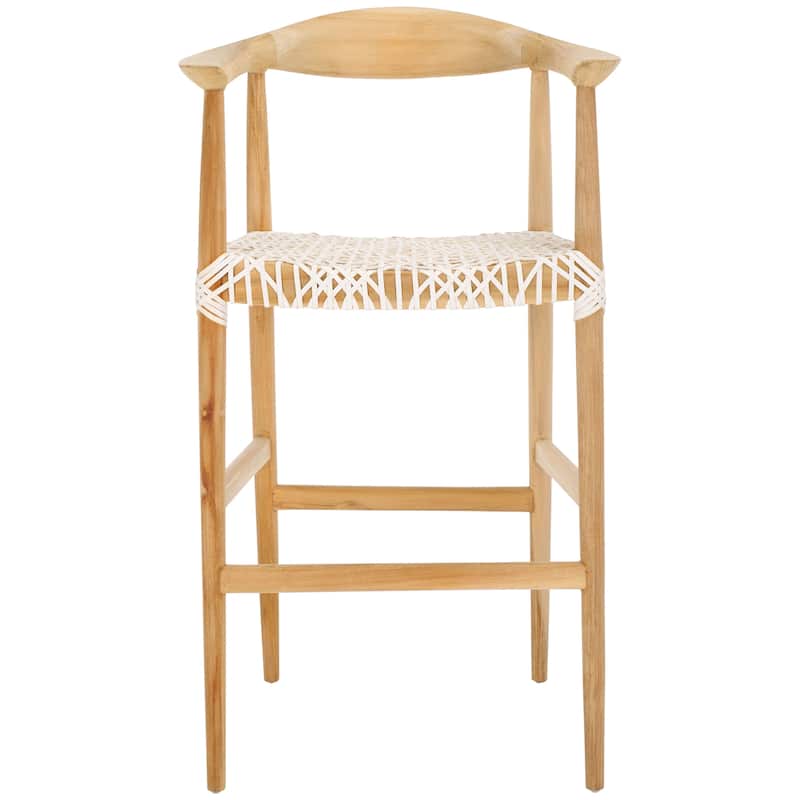 SAFAVIEH Foekje 43 Inch Bandelier Bar Stool - 25.2" x 21.3" x 43.3" - 25Wx21Dx43H