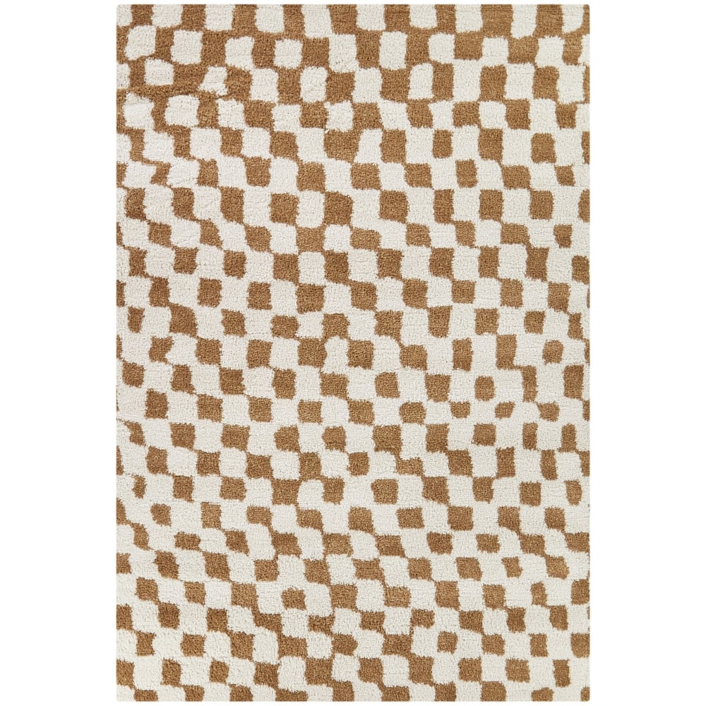 Dietrich Modern Checkered Area Rug