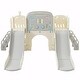 preview thumbnail 10 of 70, 8-in-1 Ocean-Themed Kids Slide Playset