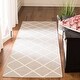 preview thumbnail 11 of 49, SAFAVIEH Handmade Flatweave Dhurries Regenia Modern Moroccan Wool Rug 2'6" x 10' Runner - Grey/Ivory - Runner