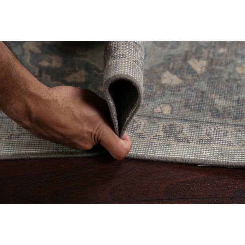Geometric Ziegler Turkish Wool Area Rug Traditional Dining Room Carpet - 6'7" x 9'10"