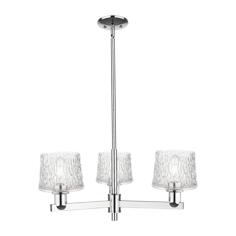 Innovations Lighting Endless Possibilities Arcadia - Niagara - 3 Light 28" Stem Hung Chandelier - Polished Chrome
