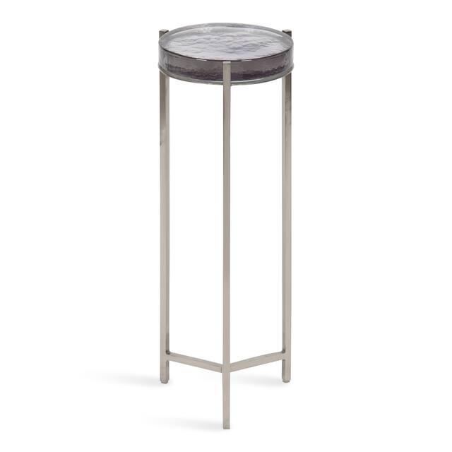Kate and Laurel Aguilar Glam Drink Table - 8x8x23