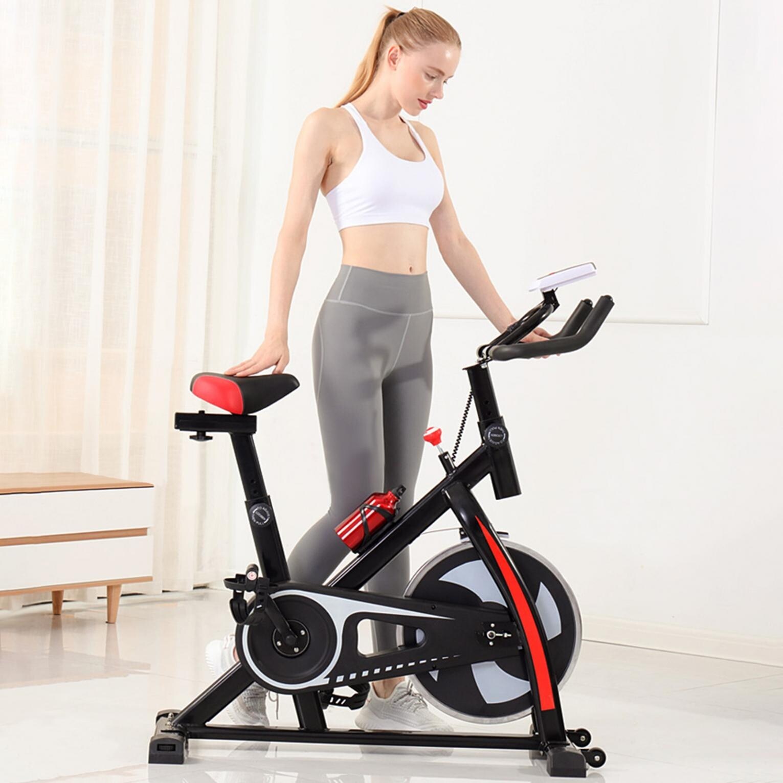 Details about   NEW Home gym equipment indoor magnetic control exercise bike super quiet US 