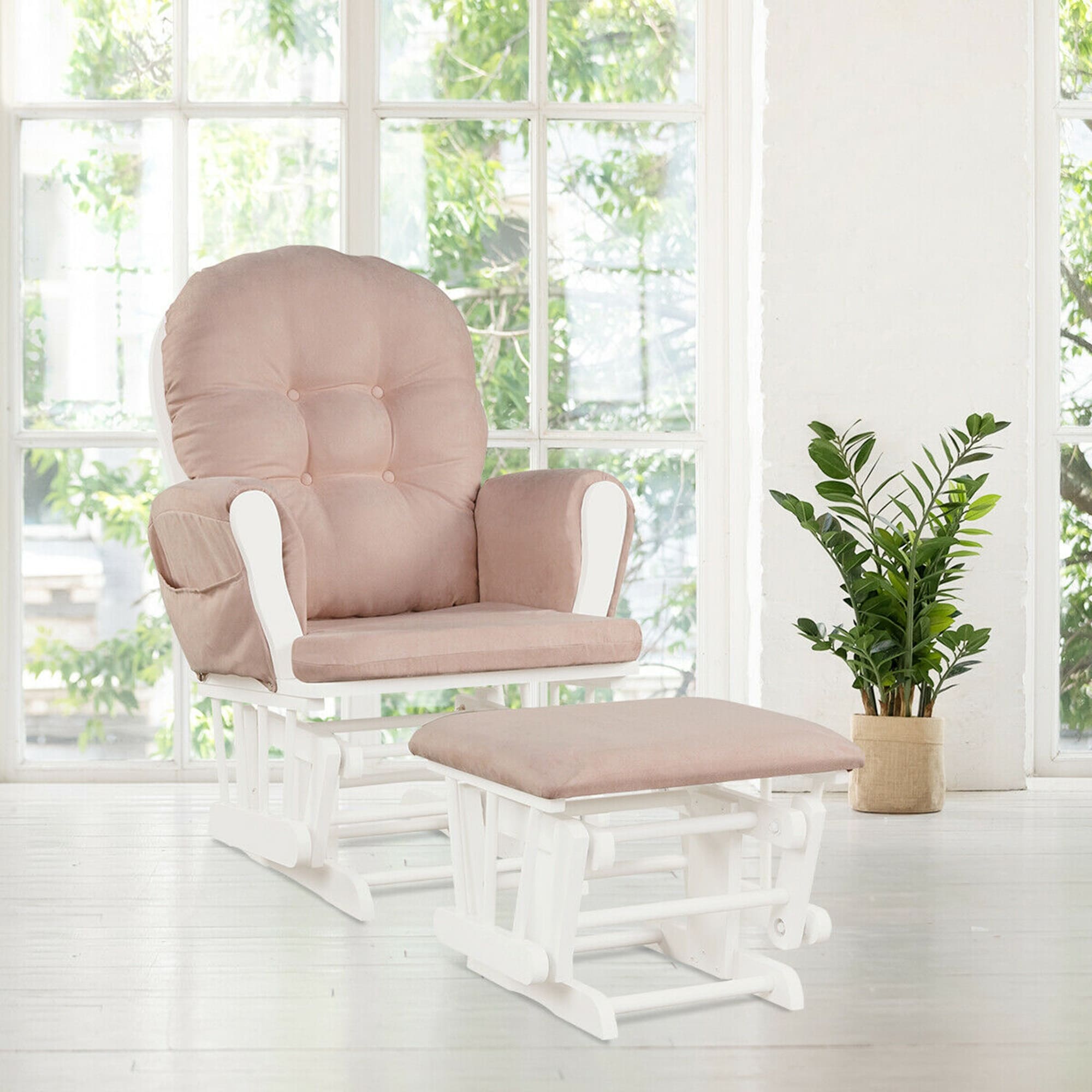 Angel line windsor glider and ottoman manual clearance