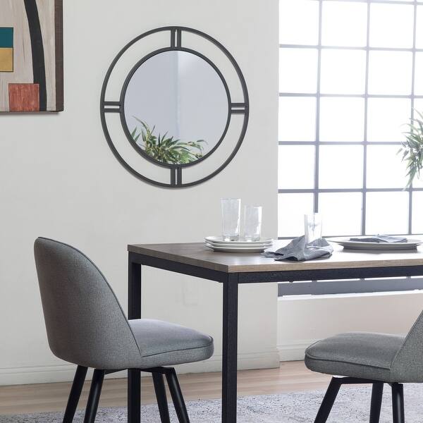 Shop Offex Camber Powder Coated Steel Framed Decorative Round