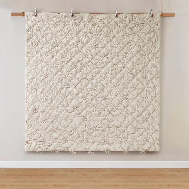 Rossetta 3-Piece King Extured Floral Cozy Puffy Design Comforter Set