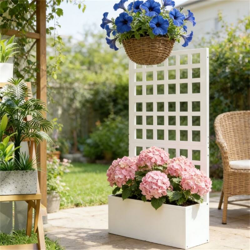 Elevated Garden Bed, Planting Box, Plant Rack, Black