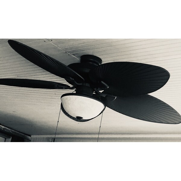 Breeze Bronze Outdoor LED Ceiling Fan 