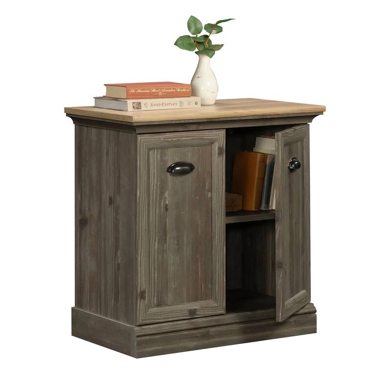 Wood Utility Stand with Adjustable Shelves, Brown - 29.76"W x 17.64"D x 30"H