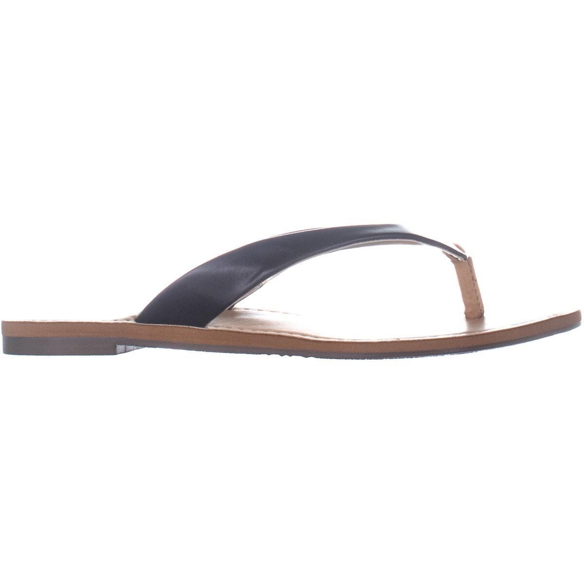 report black flat sandals
