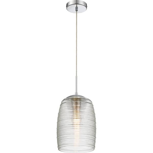 slide 2 of 2, Rebound 1-Light Mini Pendant in Polished Chrome Polished Chrome
