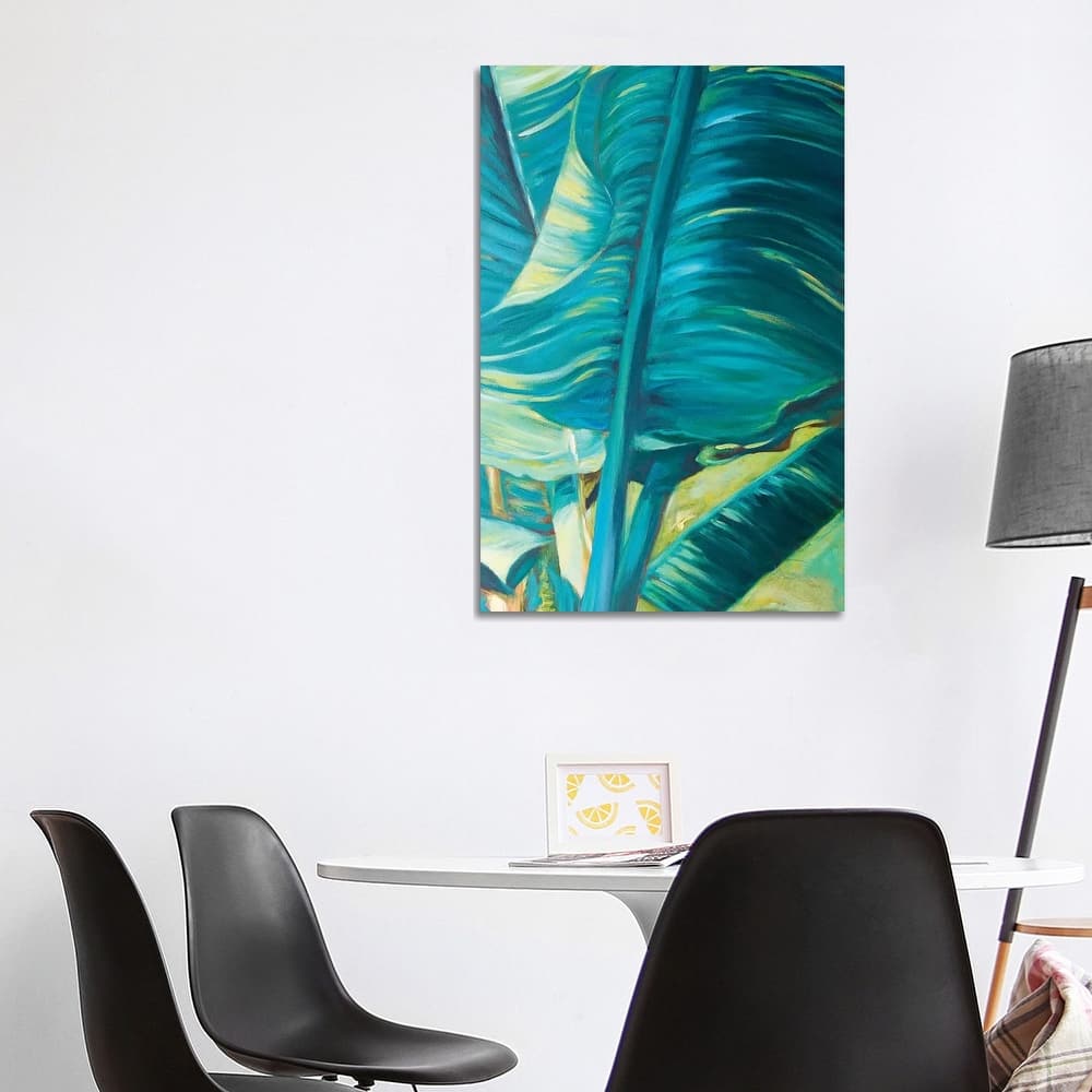 iCanvas "Green Banana Duo II" by Suzanne Wilkins Canvas Print