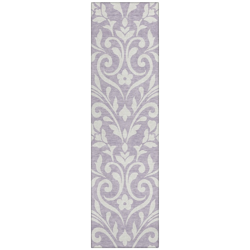 Machine Washable Indoor/ Outdoor Chantille Traditional Elegant Rug