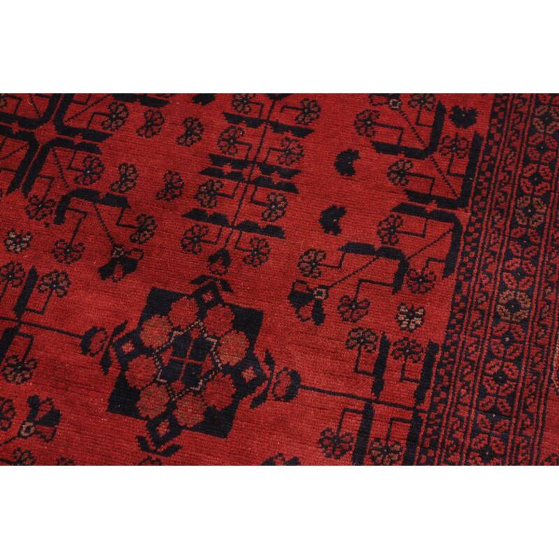 Southwestern Biljik Khal Mohammadi Whitley Red/Black Rug - 5'8'' x 7'10''