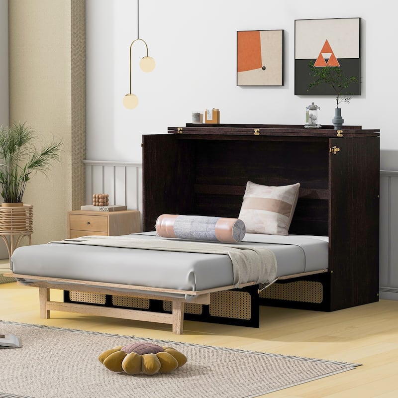 Modern Murphy Bed with Large Drawers