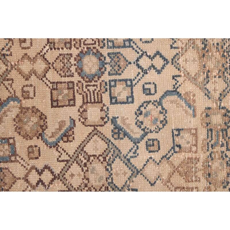 ECARPETGALLERY Hand-knotted Antalya Vintage Beige Wool Rug - 4'4 x 6'9