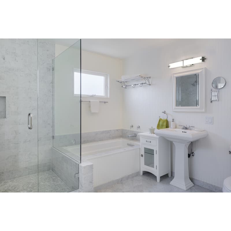 AFX Miller Satin Nickel LED Vanity - 35 inches