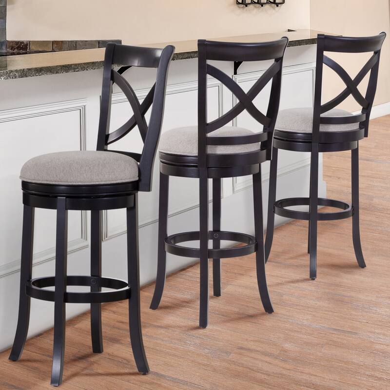 Barrett Swivel Bar Stool - Black