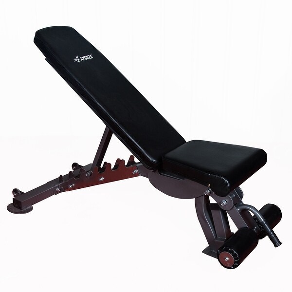 Shop Akonza 7 Position Adjustable Weight Bench 1 000 Lb Incline
