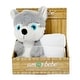 preview thumbnail 2 of 10, Boys and Girls Plush Gray Wolf With Blanket