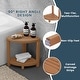 preview thumbnail 45 of 79, Anapolis Poly Corner Shower Bench