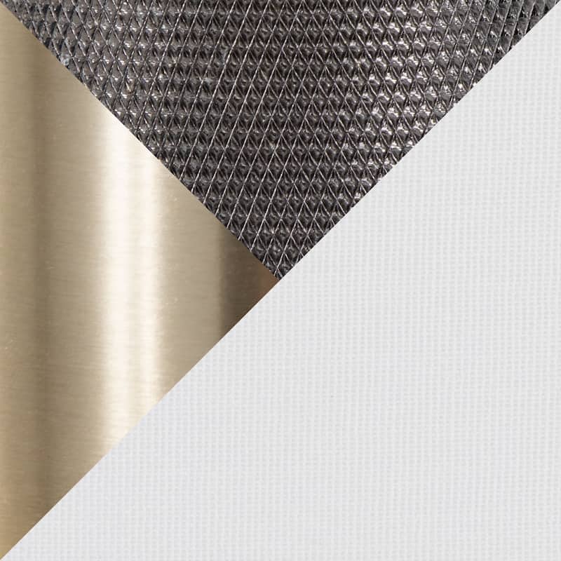 Trophy 27" Glam Table Lamp In Gold Metal And White Linen Shade