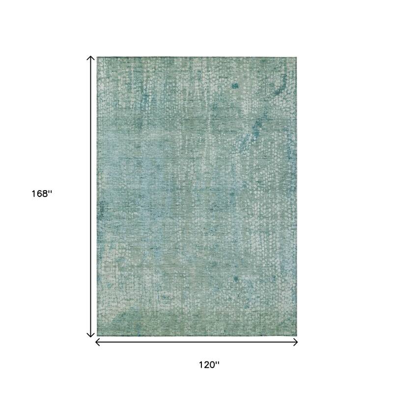 HomeRoots Abstract Transitional Rectangle Outdoor Rug