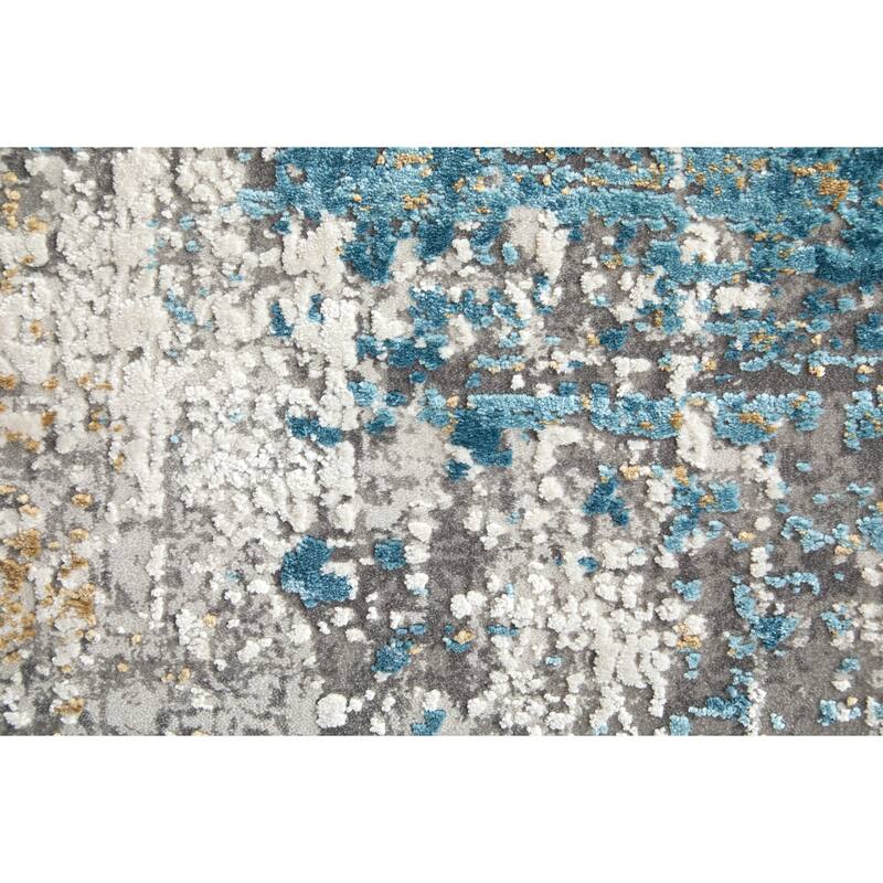 Grand Bazaar Lindstra Machine Made Abstract Modern Area Rug