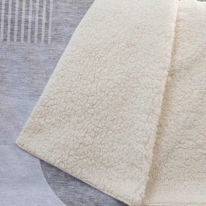 Premium Machine Washable Floral Sherpa Throw Blanket