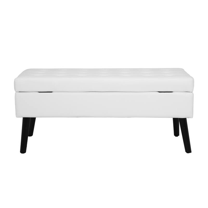 Storage Bench with Storage Bench for Bedroom End of Bed Bench Foot of Bed Bench Storage Ottoman Bench 43.3" W x 17.7"