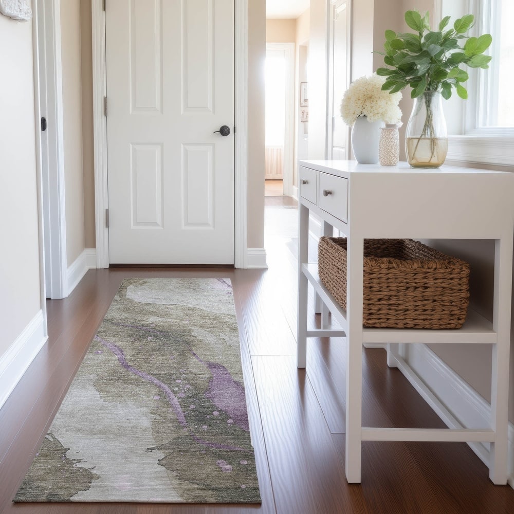 Premium Washable Super Soft Abstract Contemporary Mayfield Rug