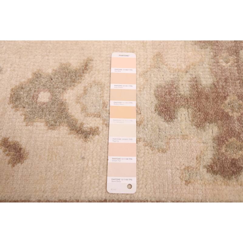 ECARPETGALLERY Hand-knotted Jules Serapi Ivory Wool Rug - 8'2 x 9'11