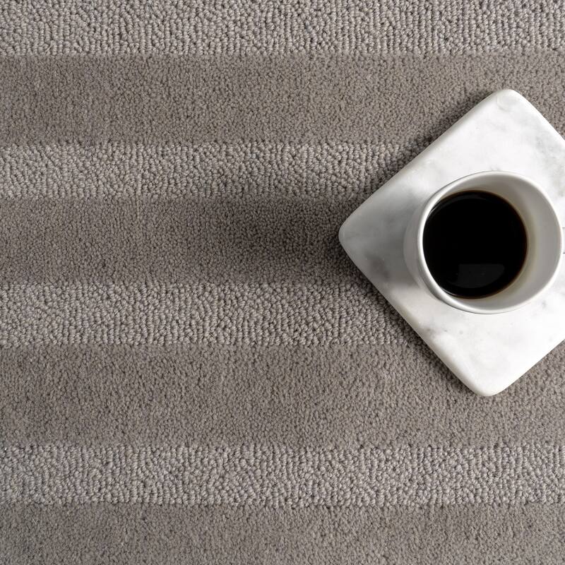 Vestry Striped Wool Area Rug