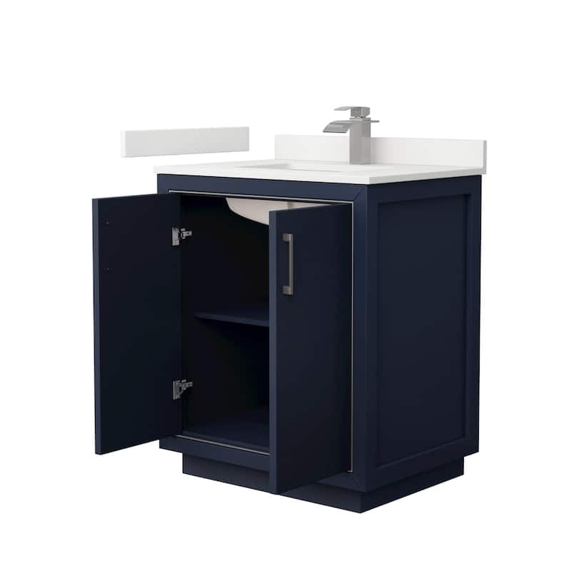Wyndham Collection WCF111130S-QTZ-UNSMXX Icon 30" Free Standing Single