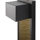 preview thumbnail 6 of 7, 2 Pack Black Modern Integrated LED Outdoor Wall Light Lantern Sconce - 2 Pack