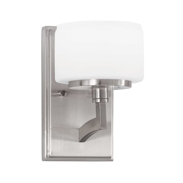 Park Harbor Phvl2181 Haverford 8 Tall 1 Light Bathroom Fixture Park Harbor Phvl2181 Haverford 8 Tall 1 Light Bathroom Fixture Brushed Nickel